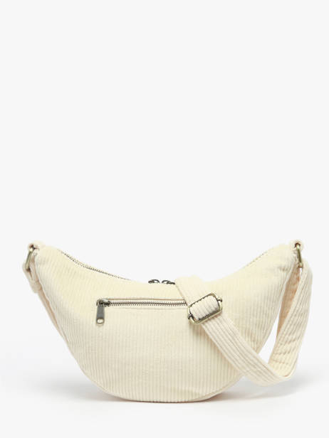 Heuptasje Velours Ribfluweel Hindbag Beige velours V ander zicht 4
